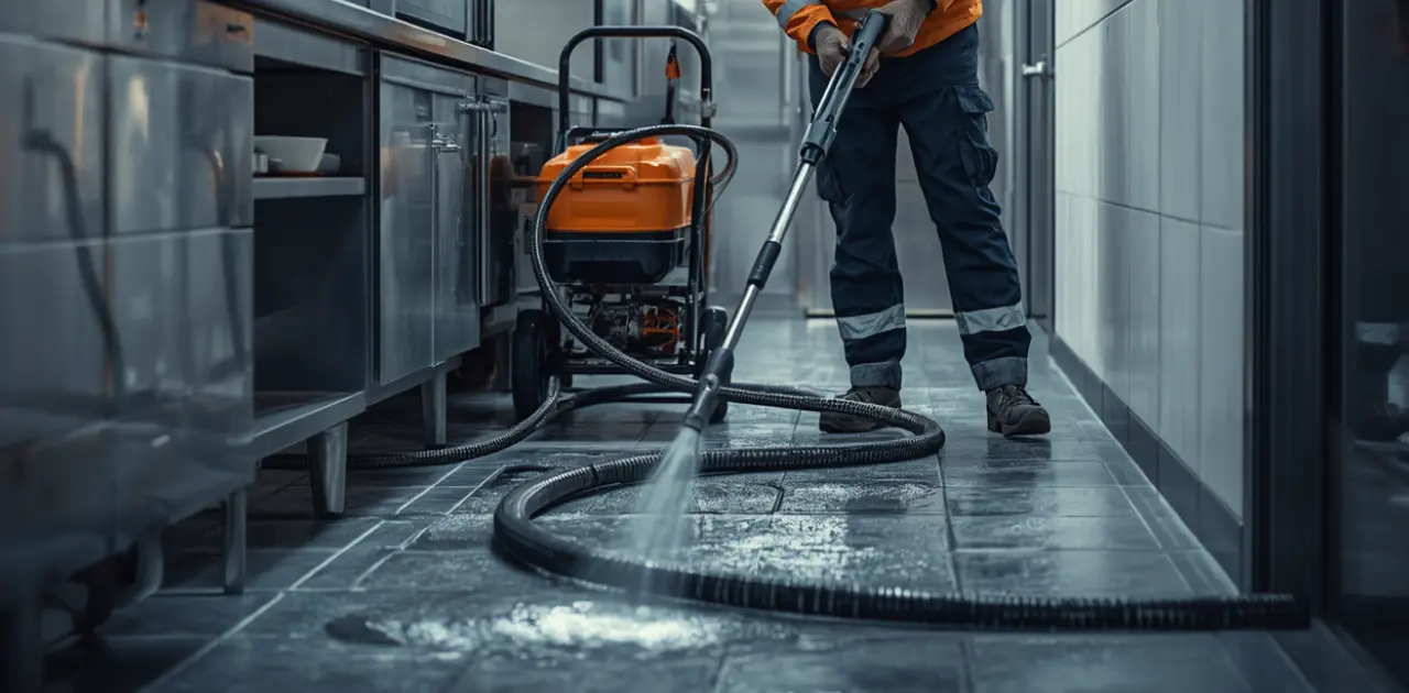 How does drain jetting work for commercial properties?
